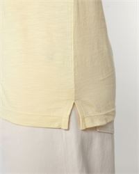 T-SHIRT STELLA ROUNDER SLUB CON RISVOLTO